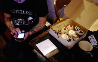 Illustration for article titled On the Road With Perfect Pussy: Cupcakes and Moon-Colored Guitars